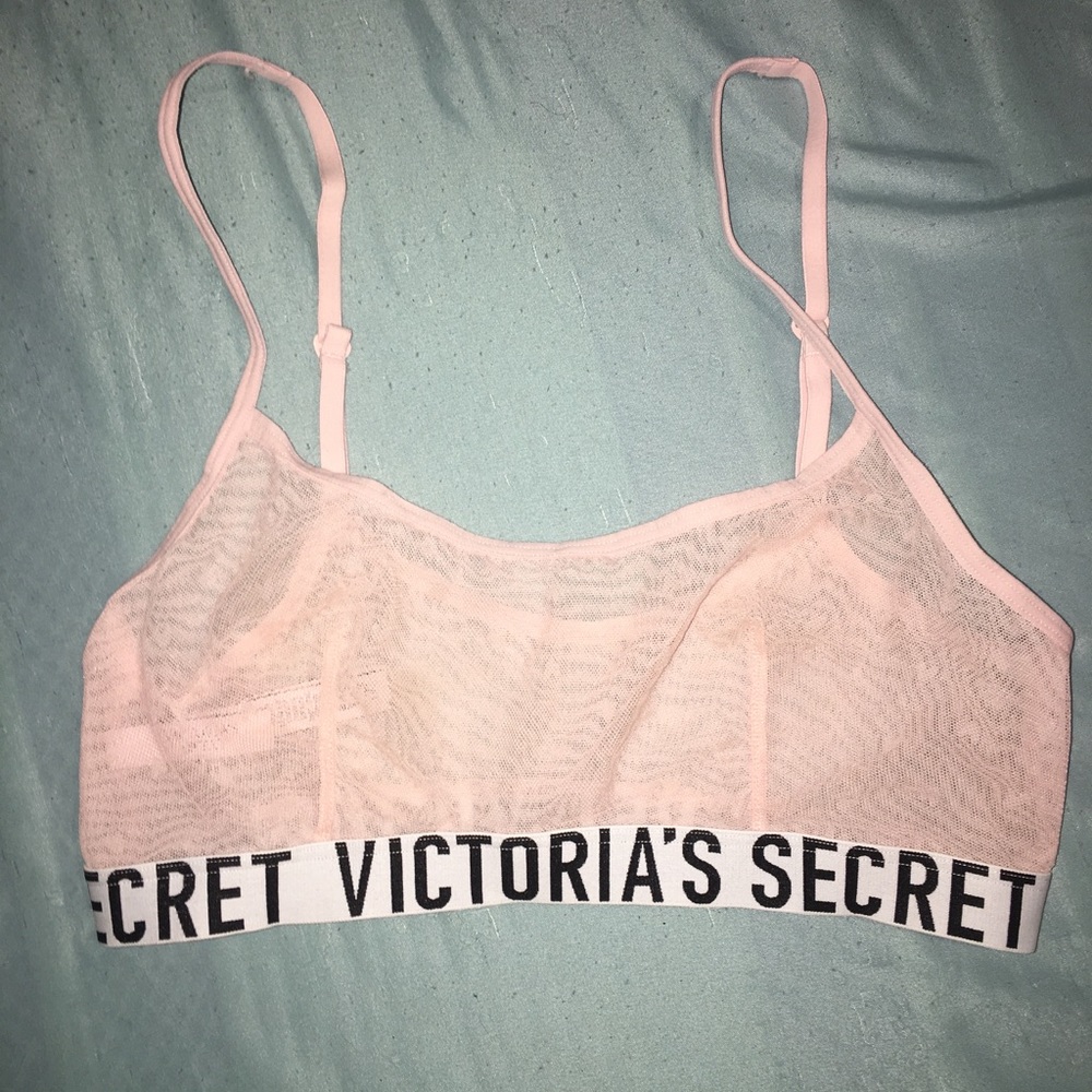 VS light pink bralette